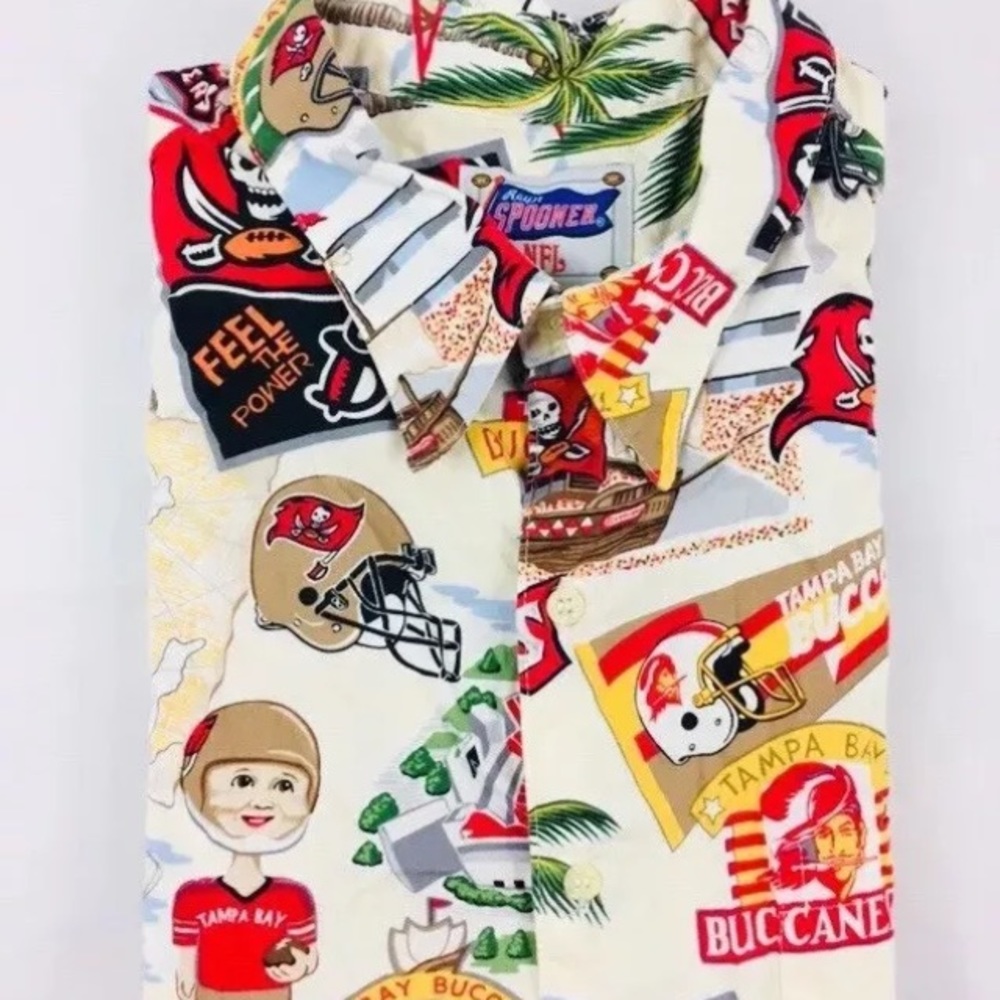 Reyn Spooner Tampa Bay NFL Shirt XL - Picture 1 of 5